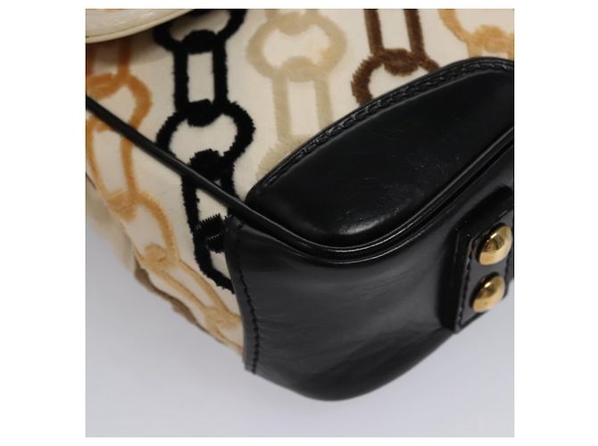 LOUIS VUITTON Pochette Lover Monogram Charm Borsa Ivory M95194 LV Auth BA333SAV Crudo - vista 14