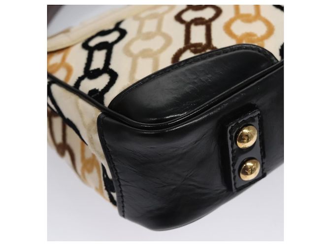 LOUIS VUITTON Pochette Lover Monogram Charm Borsa Ivory M95194 LV Auth BA333SAV Crudo - vista 16