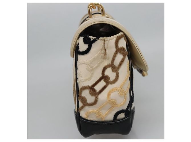 LOUIS VUITTON Pochette Lover Monogram Charm Borsa Ivory M95194 LV Auth BA333SAV Crudo - vista 4