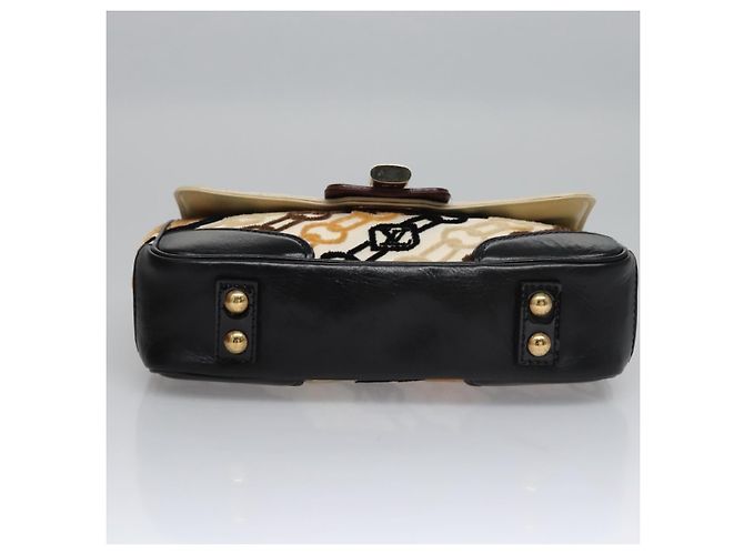 LOUIS VUITTON Pochette Lover Monogram Charm Borsa Ivory M95194 LV Auth BA333SAV Crudo - vista 5