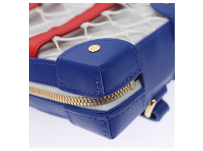 LOUIS VUITTON LVxNBA Tigerama Borsa per Telefono Soft Trunk Bianca M80101 Auth JB084SM Bianco - vista 15