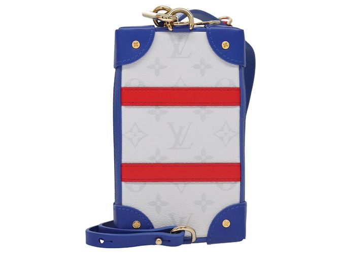 LOUIS VUITTON LVxNBA Tigerama Borsa per Telefono Soft Trunk Bianca M80101 Auth JB084SM Bianco - vista 2