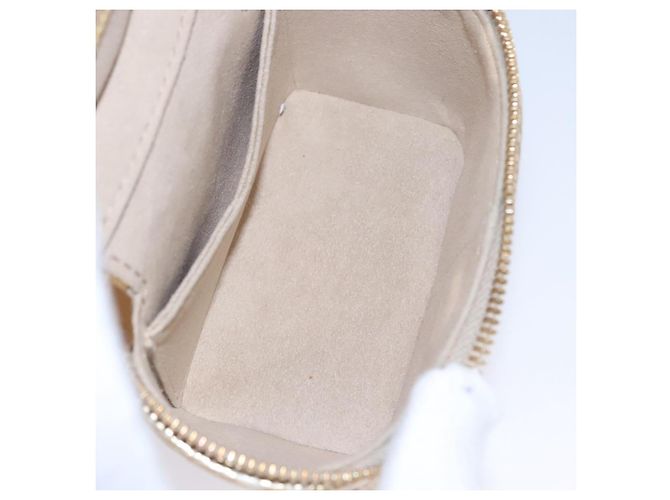 LOUIS VUITTON Microvanity Laminato Monogramma Oro M22920 LV Auth EC760SM D'oro - vista 11