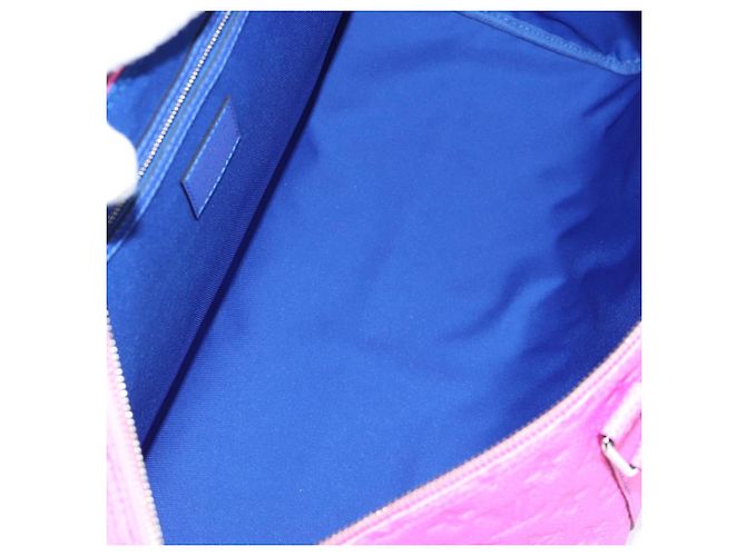 LOUIS VUITTON Keepall Bandouliere 50 in Taurillon Illusion M59713 Auth yk19483SM Rosa - vista 11