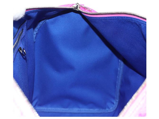 LOUIS VUITTON Keepall Bandouliere 50 in Taurillon Illusion M59713 Auth yk19483SM Rosa - vista 19