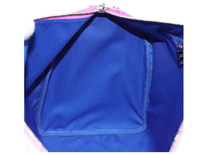 LOUIS VUITTON Keepall Bandouliere 50 in Taurillon Illusion M59713 Auth yk19483SM Rosa - vista 20