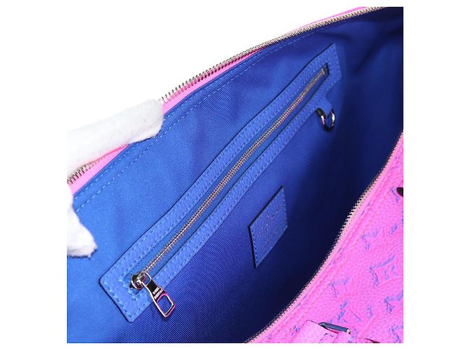 LOUIS VUITTON Keepall Bandouliere 50 in Taurillon Illusion M59713 Auth yk19483SM Rosa - vista 21