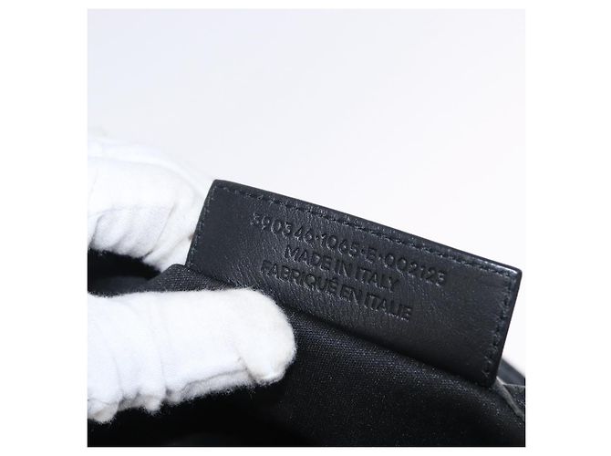BALENCIAGA Handtasche aus Canvas Beige Schwarz Auth ka561 - Ansicht 12