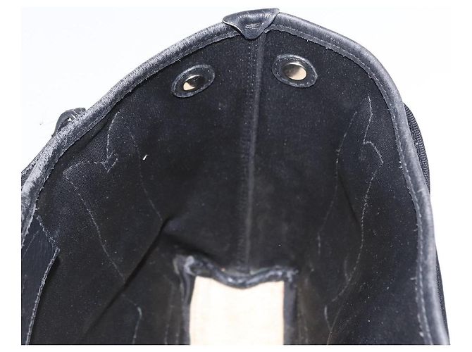 BALENCIAGA Handtasche aus Canvas Beige Schwarz Auth ka561 - Ansicht 19