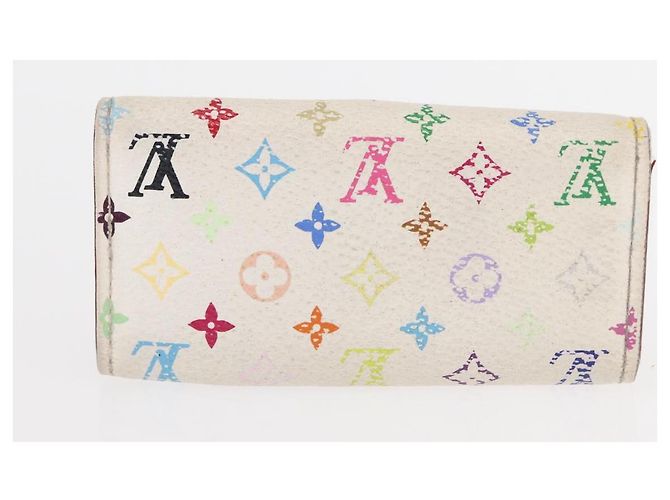 PORTA MONETE Zippy Multicles 4 di LOUIS VUITTON 2 Set Bianco Auth am9908 - vista 10