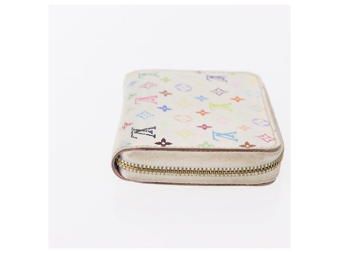 PORTA MONETE Zippy Multicles 4 di LOUIS VUITTON 2 Set Bianco Auth am9908 - vista 4