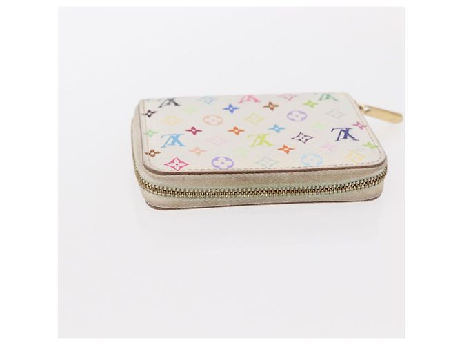 PORTA MONETE Zippy Multicles 4 di LOUIS VUITTON 2 Set Bianco Auth am9908 - vista 5