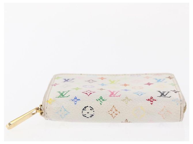 PORTA MONETE Zippy Multicles 4 di LOUIS VUITTON 2 Set Bianco Auth am9908 - vista 6
