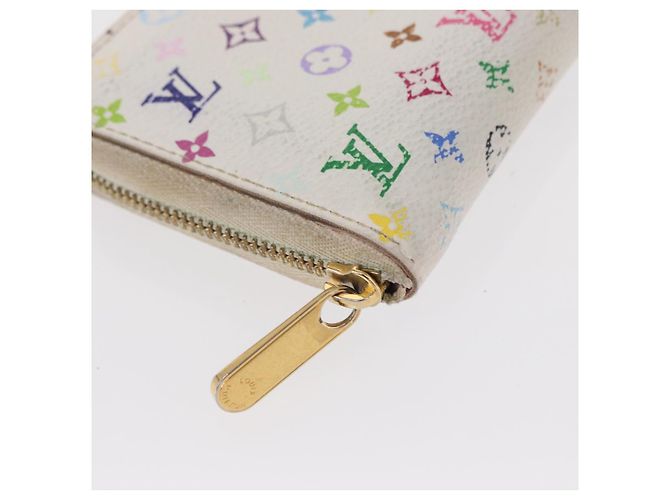 PORTA MONETE Zippy Multicles 4 di LOUIS VUITTON 2 Set Bianco Auth am9908 - vista 7