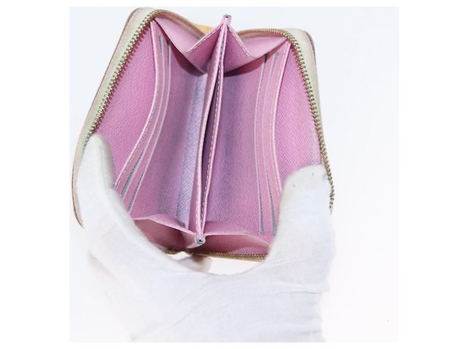 PORTA MONETE Zippy Multicles 4 di LOUIS VUITTON 2 Set Bianco Auth am9908 - vista 8