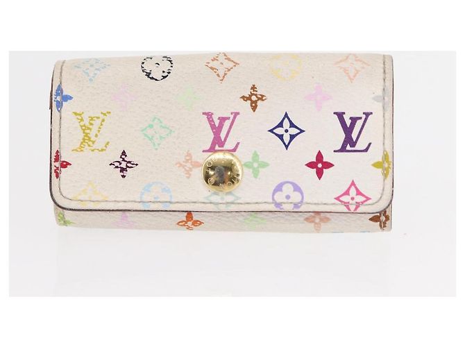 PORTA MONETE Zippy Multicles 4 di LOUIS VUITTON 2 Set Bianco Auth am9908 - vista 9