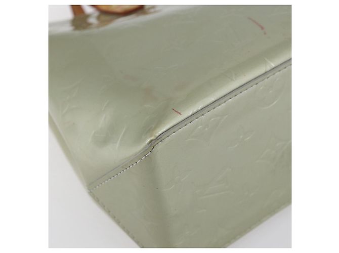 LOUIS VUITTON Monogram Vernis Reade PM Borsa a Mano Grigia M91145 LV Auth 154835 Grigio - vista 16