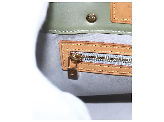 LOUIS VUITTON Monogram Vernis Reade PM Borsa a Mano Grigia M91145 LV Auth 154835 Grigio - vista 17
