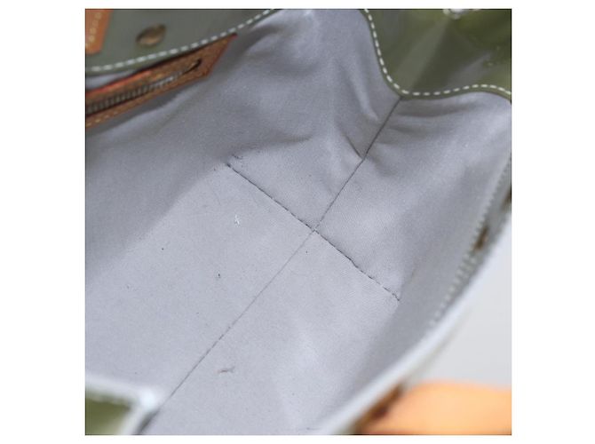 LOUIS VUITTON Monogram Vernis Reade PM Borsa a Mano Grigia M91145 LV Auth 154835 Grigio - vista 18