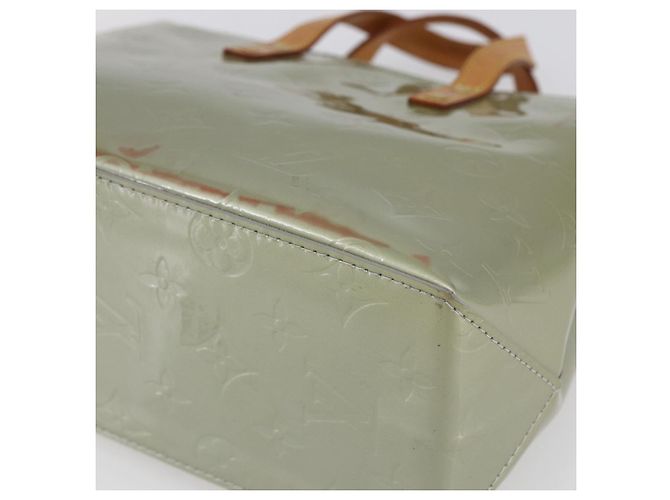 LOUIS VUITTON Monogram Vernis Reade PM Borsa a Mano Grigia M91145 LV Auth 154835 Grigio - vista 9