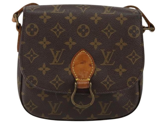 LOUIS VUITTON Borsa a Spalla Monogram Saint Cloud MM M51243 LV Auth 143451 Monogramma - vista 13