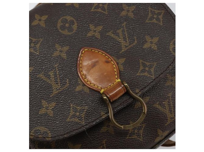 LOUIS VUITTON Borsa a Spalla Monogram Saint Cloud MM M51243 LV Auth 143451 Monogramma - vista 18