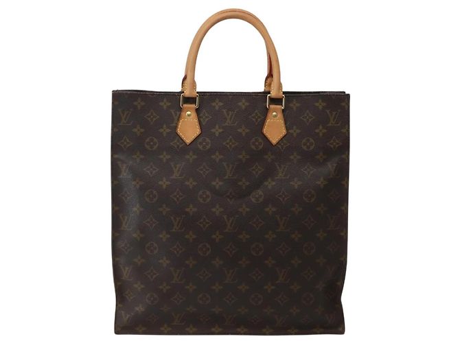 LOUIS VUITTON Borsa Sac Plat Monogram M51140 LV Auth 143118 Monogramma - vista 13