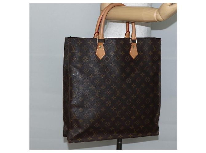 LOUIS VUITTON Borsa Sac Plat Monogram M51140 LV Auth 143118 Monogramma - vista 19
