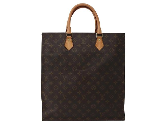 LOUIS VUITTON Borsa Sac Plat Monogram M51140 LV Auth 143118 Monogramma - vista 2