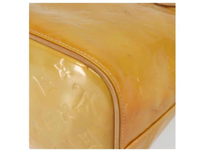 LOUIS VUITTON Borsa a Mano Houston Monogram Vernis Beige M91004 LV Auth th6347 - vista 16