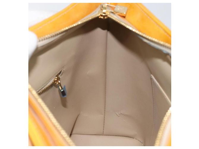 LOUIS VUITTON Borsa a Mano Houston Monogram Vernis Beige M91004 LV Auth th6347 - vista 20