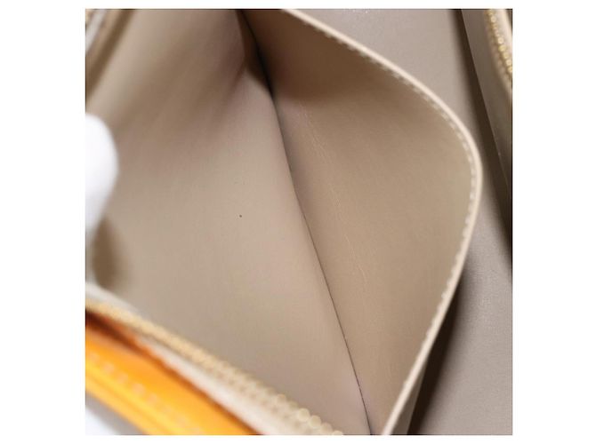 LOUIS VUITTON Borsa a Mano Houston Monogram Vernis Beige M91004 LV Auth th6347 - vista 23