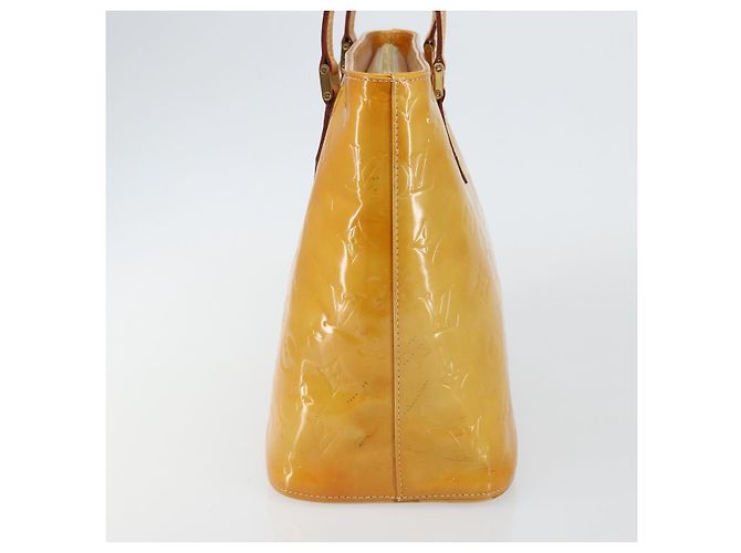 LOUIS VUITTON Borsa a Mano Houston Monogram Vernis Beige M91004 LV Auth th6347 - vista 3