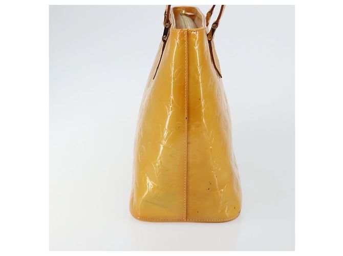 LOUIS VUITTON Borsa a Mano Houston Monogram Vernis Beige M91004 LV Auth th6347 - vista 4