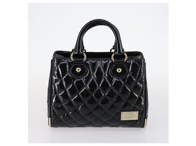 BALLY Celine PRADA C Borsa Macadam Nylon Smalto 3Set Beige Khaki Nero Auth BA5394 Cachi - vista 15