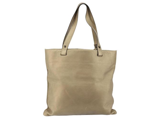 LOEWE Borsa Tote Anagramma Pelle Oro Auth hk2975 D'oro - vista 2