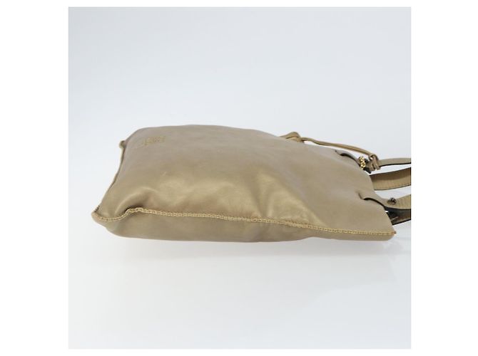 LOEWE Borsa Tote Anagramma Pelle Oro Auth hk2975 D'oro - vista 3