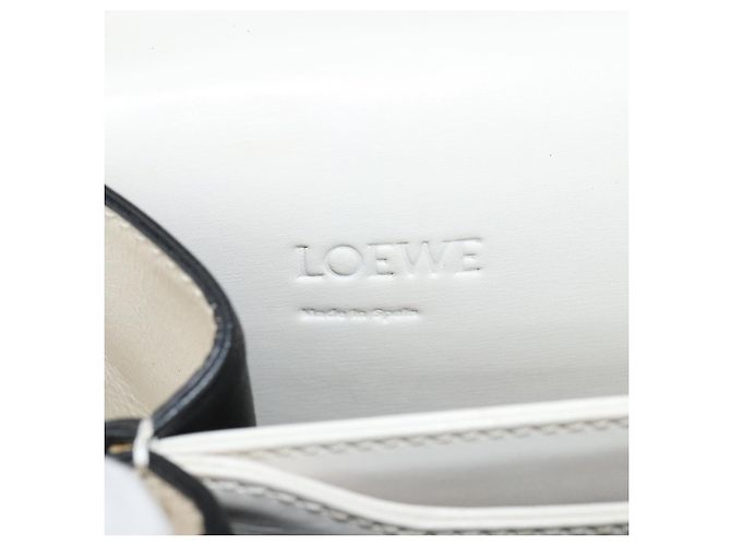 Borsa a Spalla LOEWE Barcelona in Pelle Gialla Argento Autentica 128170V Giallo - vista 20
