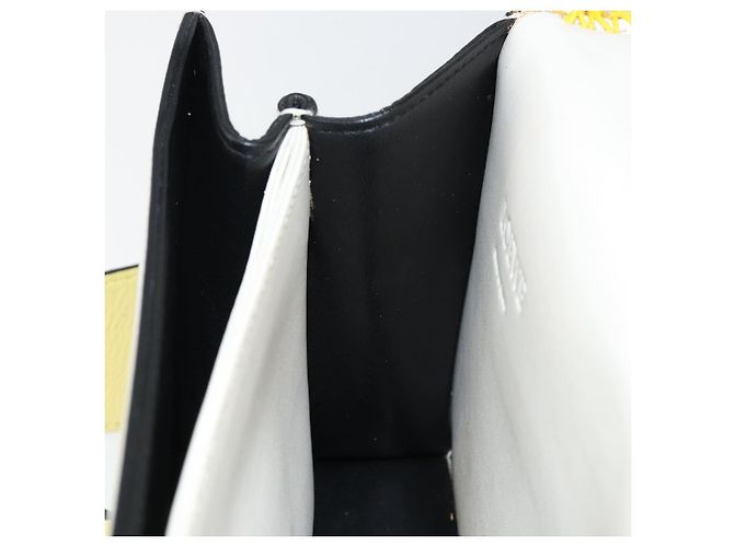 Borsa a Spalla LOEWE Barcelona in Pelle Gialla Argento Autentica 128170V Giallo - vista 22
