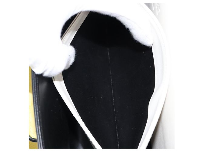 Borsa a Spalla LOEWE Barcelona in Pelle Gialla Argento Autentica 128170V Giallo - vista 23