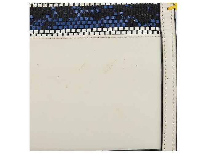 Borsa a Spalla LOEWE Barcelona in Pelle Gialla Argento Autentica 128170V Giallo - vista 9