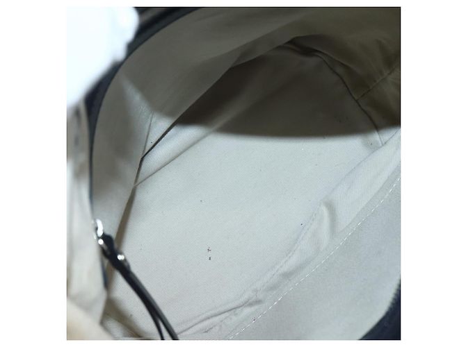 Borsa Tote Burberry in tela e pelle bianca e argento Auth BA6465 Bianco - vista 12