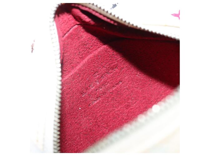LOUIS VUITTON Pochette Wapity Monogram Multicolore Bianca M58033 Auth 142993 Bianco - vista 10