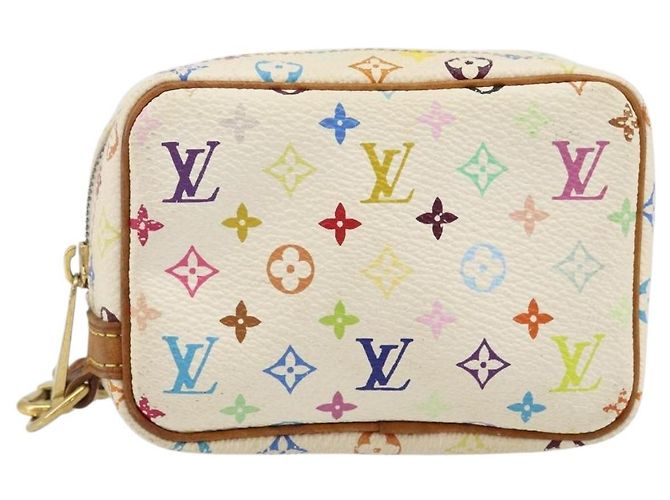 LOUIS VUITTON Pochette Wapity Monogram Multicolore Bianca M58033 Auth 142993 Bianco - vista 13