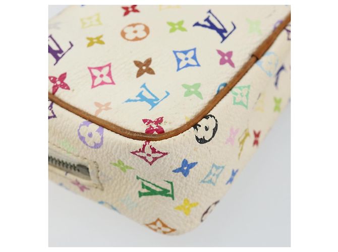LOUIS VUITTON Pochette Wapity Monogram Multicolore Bianca M58033 Auth 142993 Bianco - vista 16