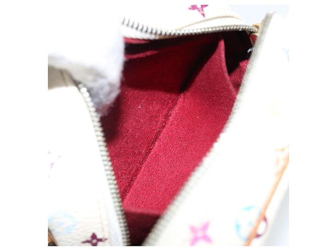 LOUIS VUITTON Pochette Wapity Monogram Multicolore Bianca M58033 Auth 142993 Bianco - vista 19