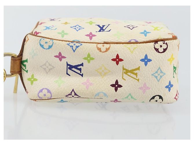 LOUIS VUITTON Pochette Wapity Monogram Multicolore Bianca M58033 Auth 142993 Bianco - vista 6