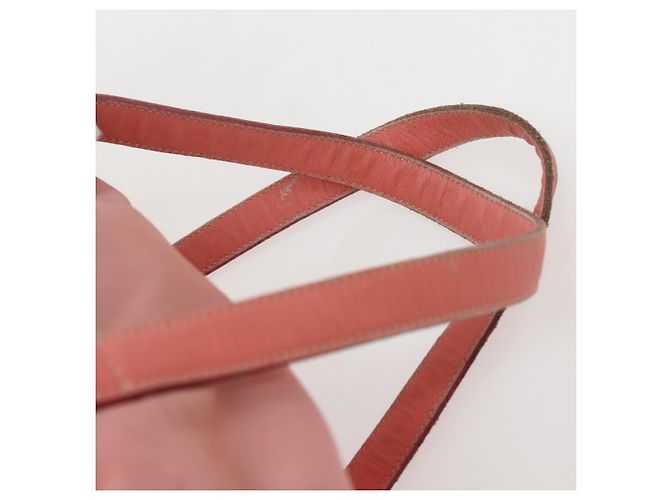 PRADA Borsa a mano in nylon rosa argento Auth hk3055 - vista 8