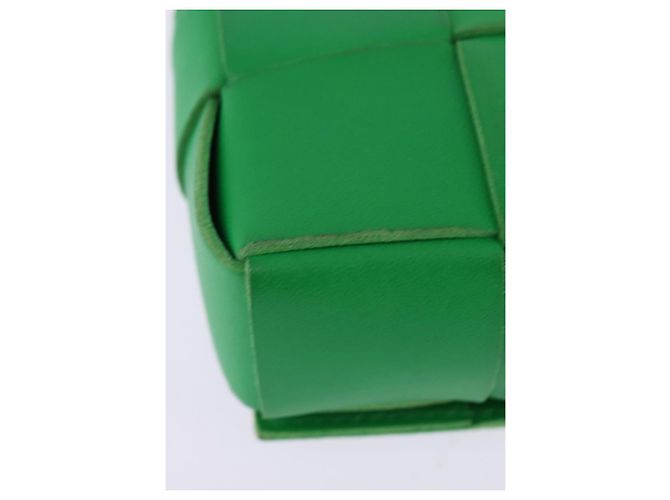 Autre Marque BAG MAXI INTRECCIATO CANDY IN PELLE VERDE BOTTEGA VENETA Auth bs29580 - vista 15