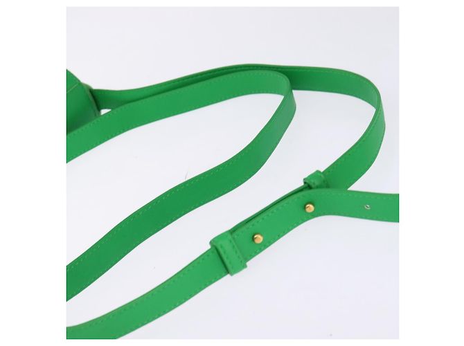 Autre Marque BAG MAXI INTRECCIATO CANDY IN PELLE VERDE BOTTEGA VENETA Auth bs29580 - vista 7